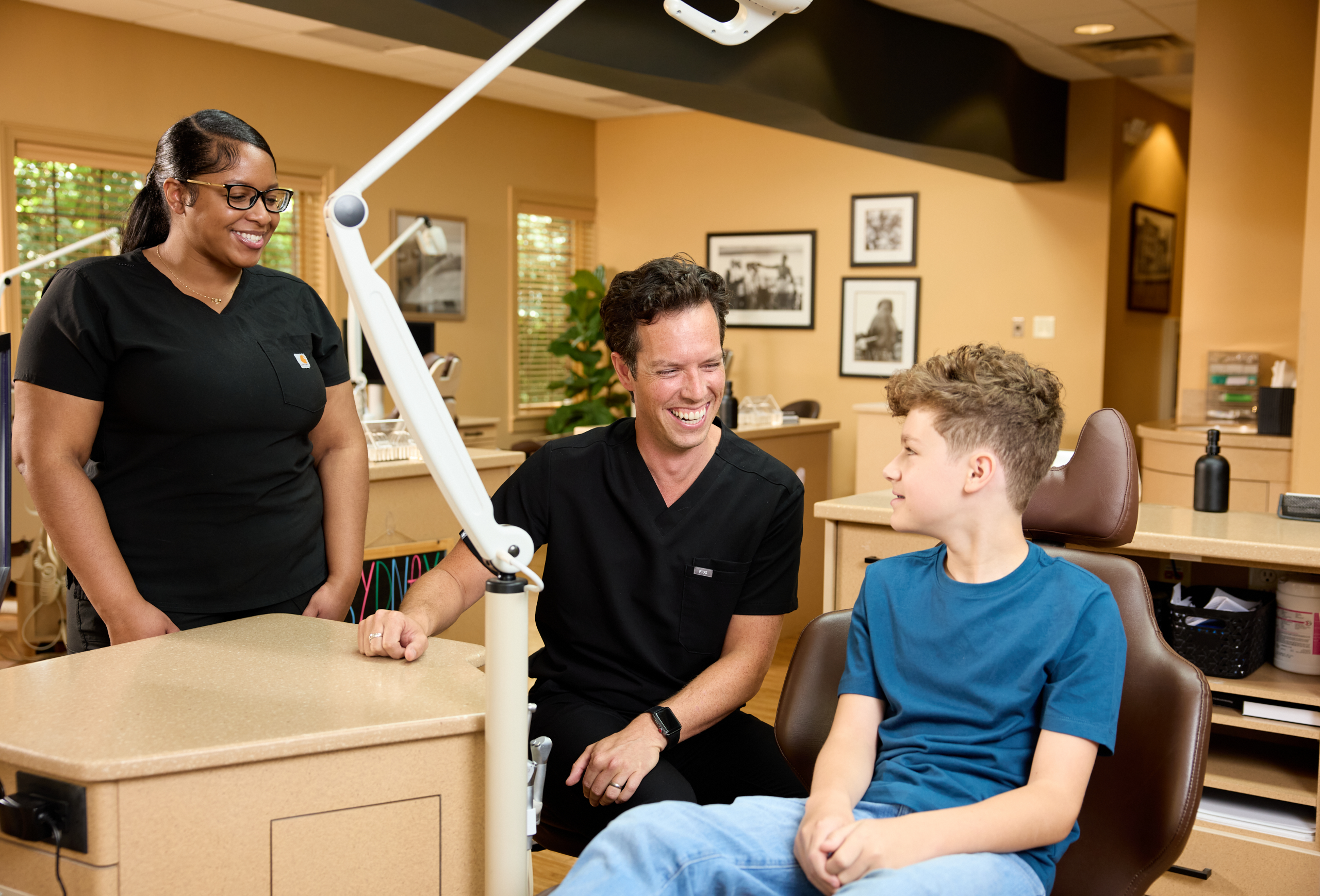 Dr rochford speaking with patient