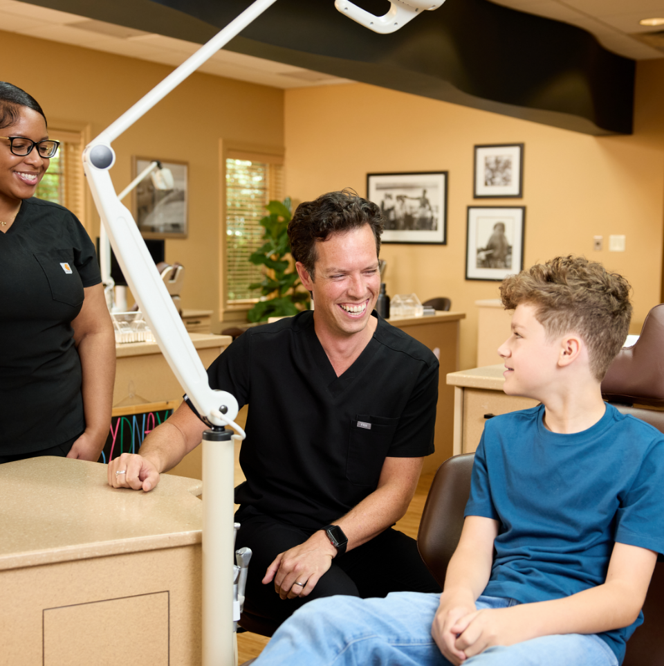 Dr rochford speaking with patient